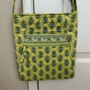 Vera Bradley Citrus Elephant Zip Crossbody Purse